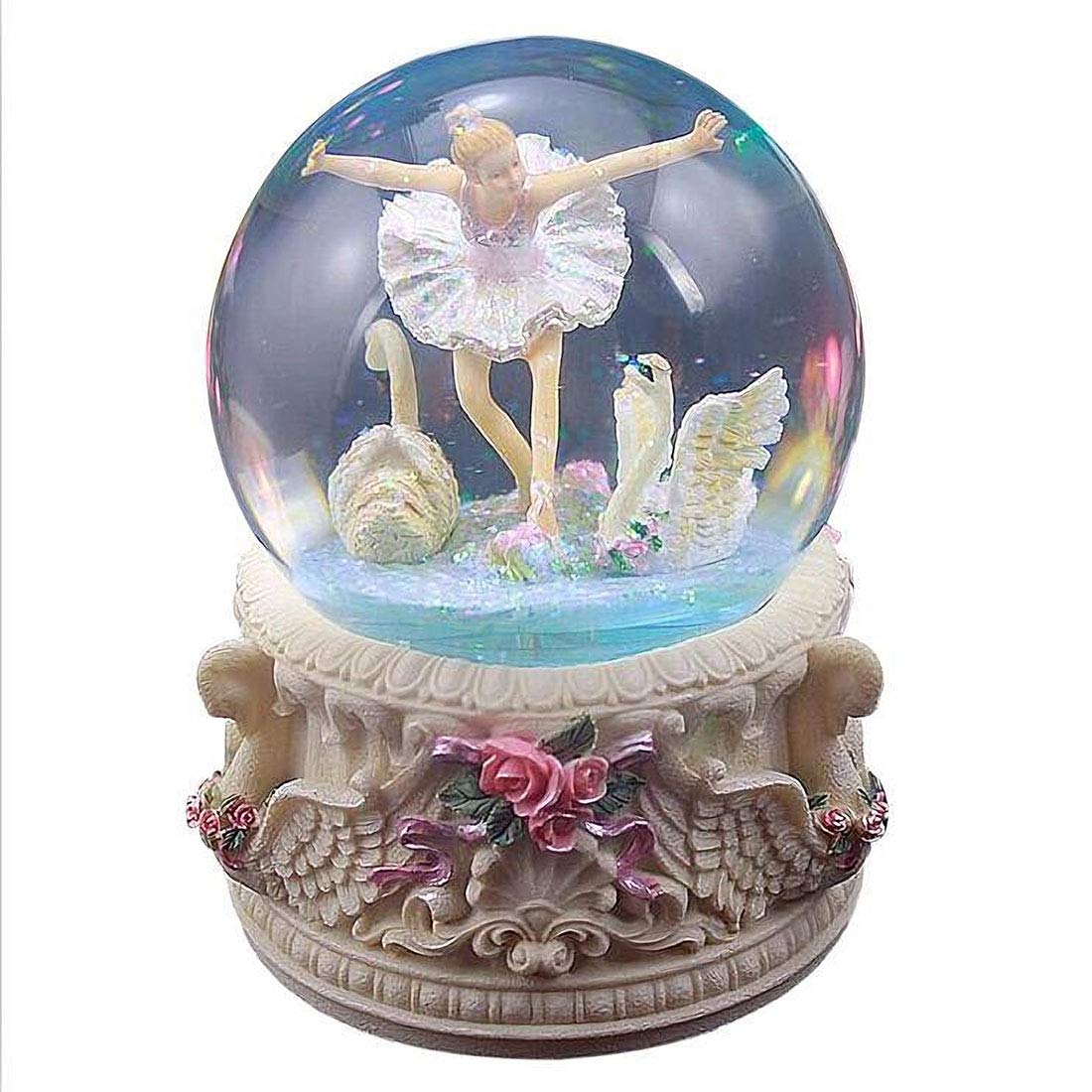 Amazon.co.jp: Singeek バレリーナ スノードーム 白鳥の湖 バレエ